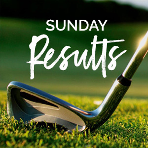 Sunday Golf Comp Results